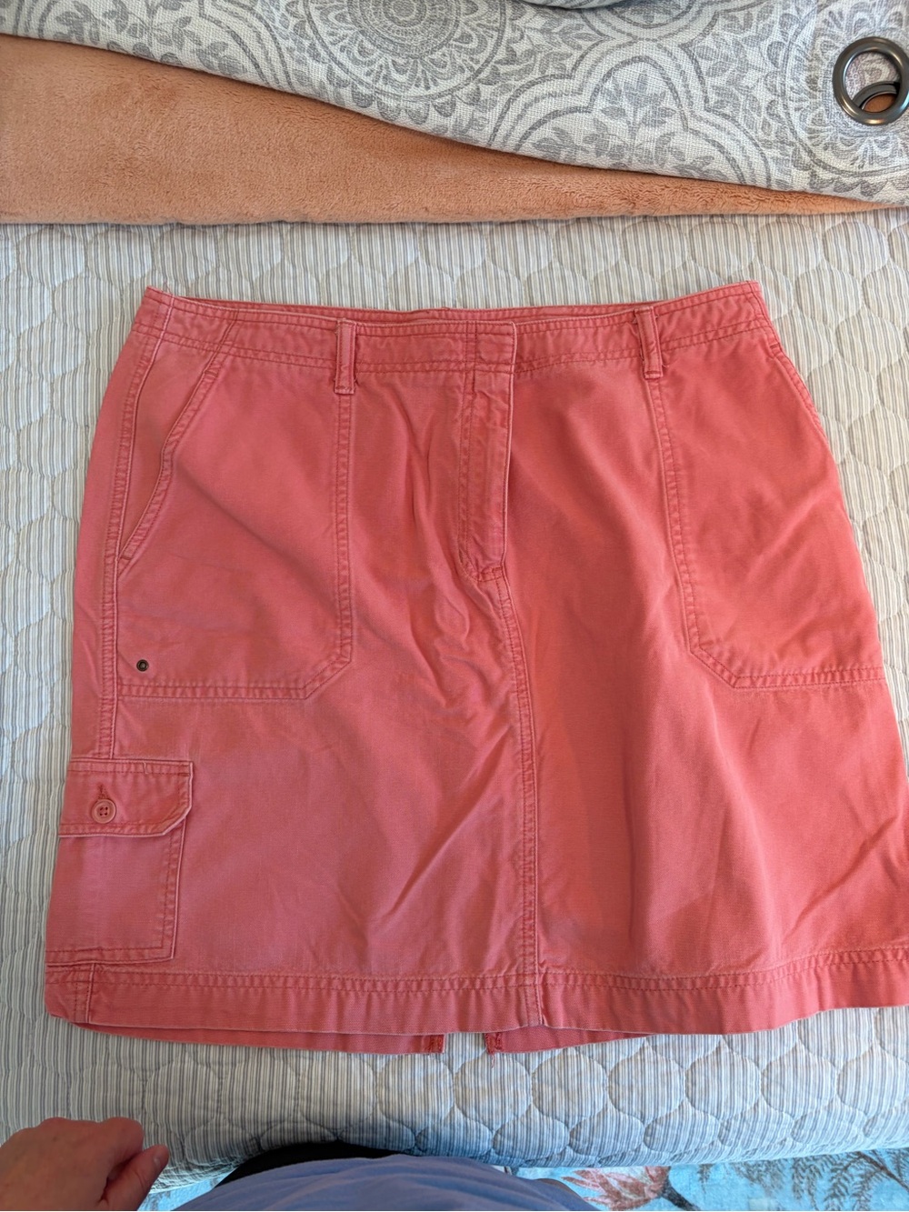 Jones New York Signature Women's Coral Utility Pocket Skirt size 14